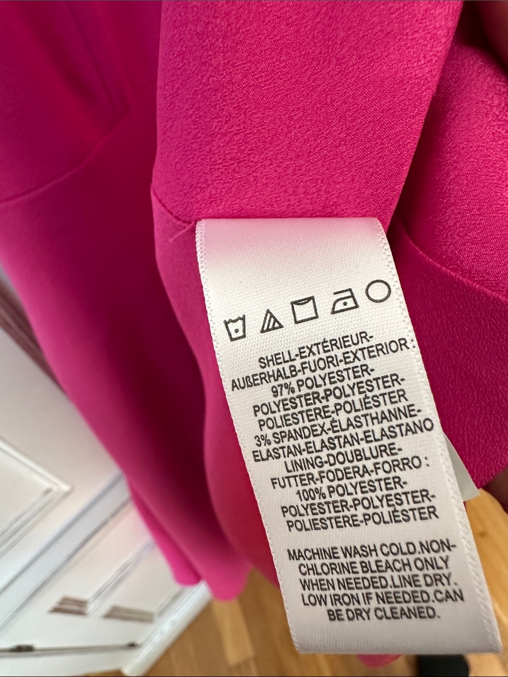 Dress The Population Hot pink dress - Picture 4 of 4